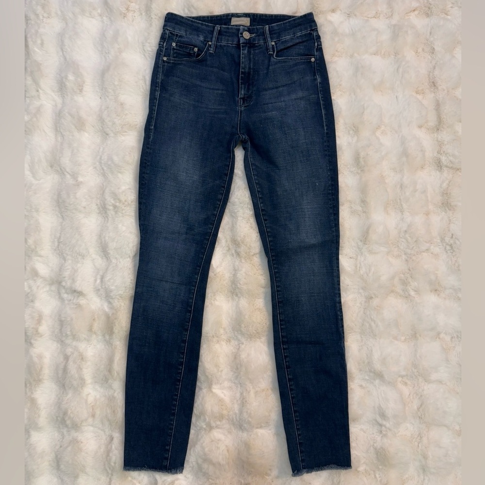 Mother High Waisted Looker Ankle Frag Moonlust Privateer Jean